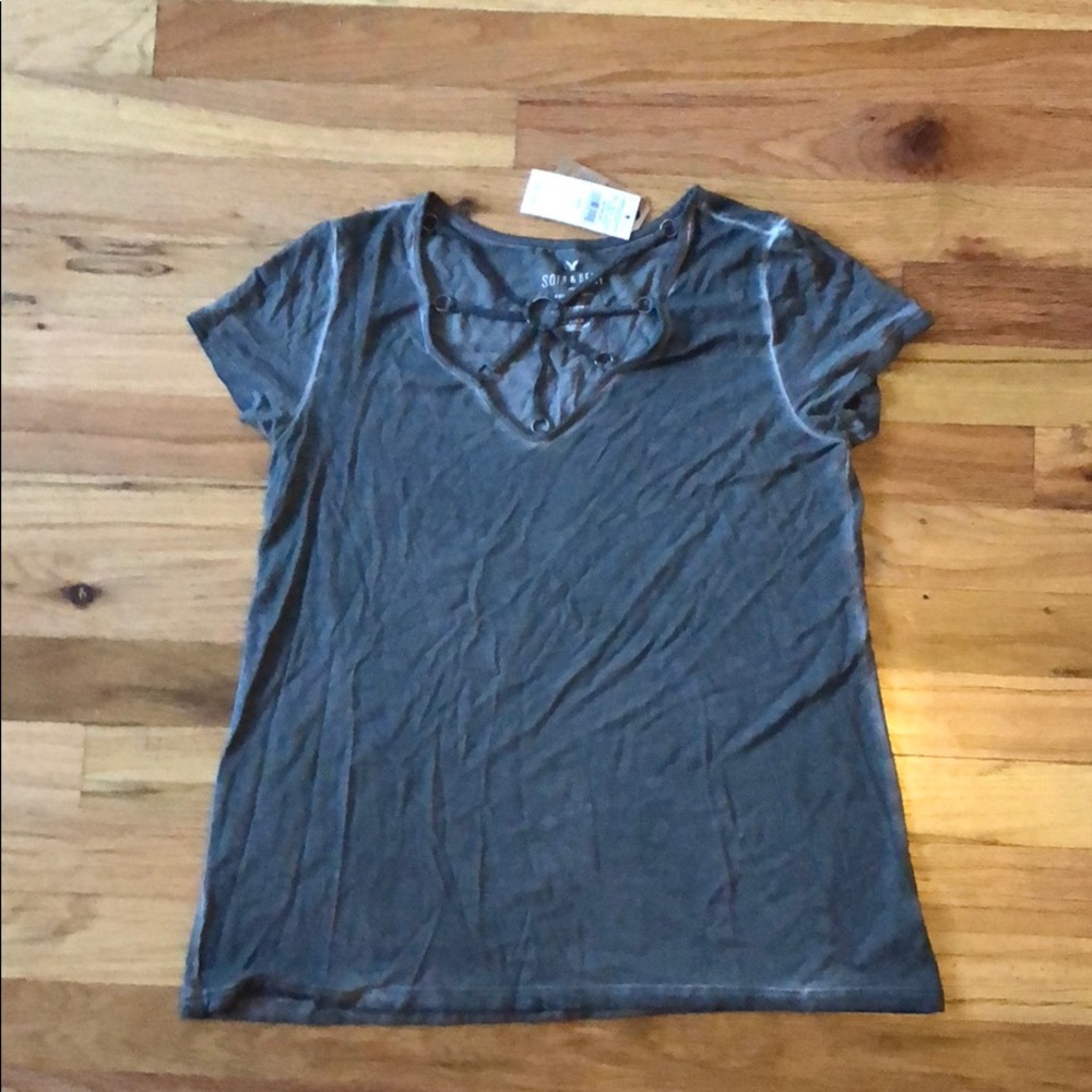 Soft & Sexy strappy starburst tee